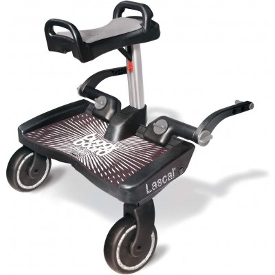 Pedana Lascal Buggyboard Maxi Universale per Passeggino con Sedile Grigio