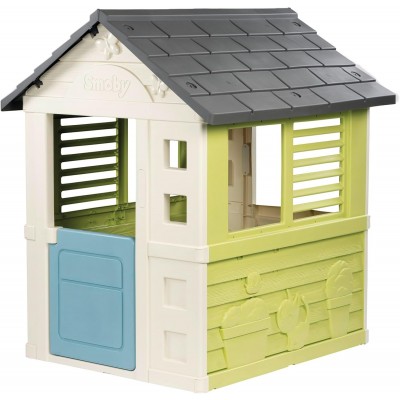 Smoby Life Casa de Juegos Jolie - Resistente a los Rayos UV - Plástico Reciclado 59%
