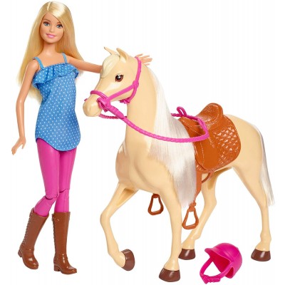 Bambola Barbie con Cavallo
