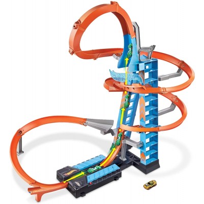 Pista Mattel Hot Wheels Sky Crash Tower