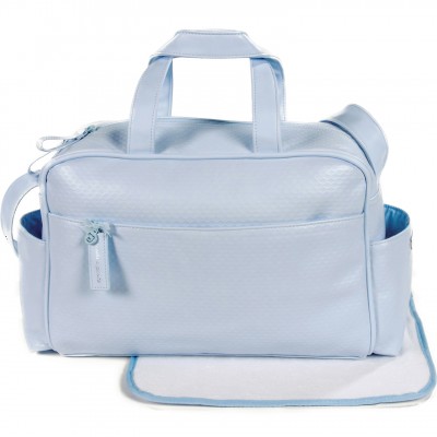 Borsa Fasciatoio da Passeggino Pasito a Pasito New Cotton Celeste