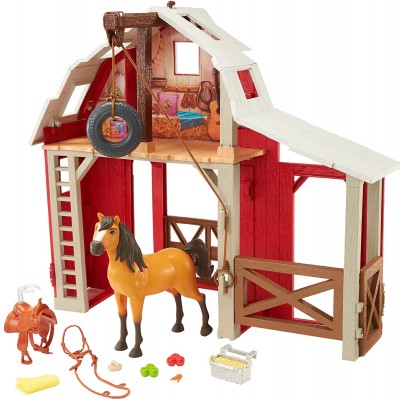 Playset Mattel Spirit Untamed Swing & Saddle Barn