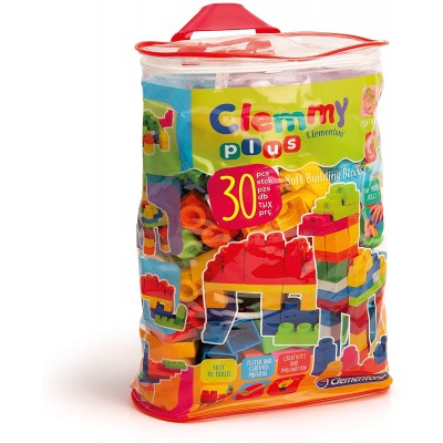 Mattoncini Morbidi Clementoni Clemmy Plus Sacca 30 Pz