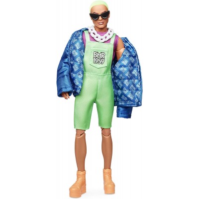 Bambola Barbie Ken con Giacca e Tuta Fluorescente