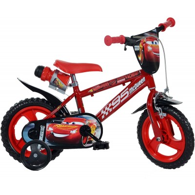 Dino Bikes Bicicleta Niños 12 pulgadas Cars Disney Bicicletta Dino Bikes Disney Cars 12 Pollici