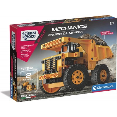 Set di Costruzioni Clementoni Mechanics Camion da Miniera