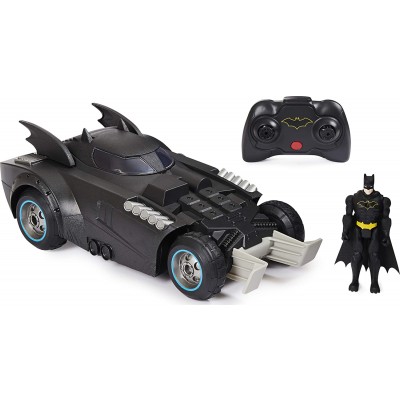 Macchinina Radiocomandata SpinMaster Batman Batmobile Launch And Defend
