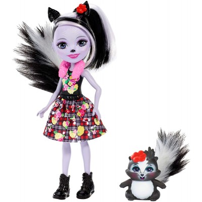 Bambola Mattel Enchantimals Sage la Puzzola e Caper
