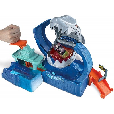 Pista Mattel Hot Wheels Robo Squalo