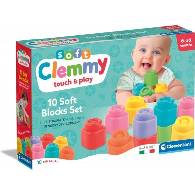 Mattoncini Morbidi Clementoni Soft Clemmy 10 Pz
