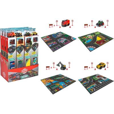 Dickie Toys Micro World Tappeto da gioco 70 x 80 cm