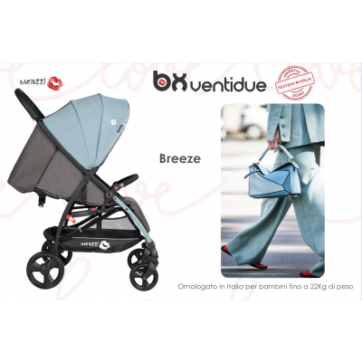 Passeggino Baciuzzi BX 22 Breeze Portata 22 Kg con Parapioggia