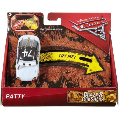 Macchinina Disney Cars Crazy 8 Turbo Schianti Patty