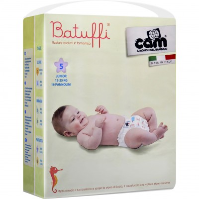 Pannolini Cam Batuffi Junior 12-25 Kg (16pz)