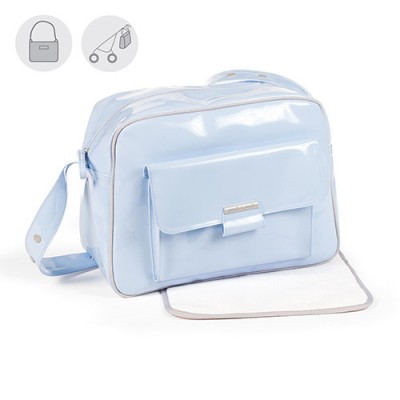 Borsa Fasciatoio da Passeggino Pasito a Pasito Tweed Baby Celeste
