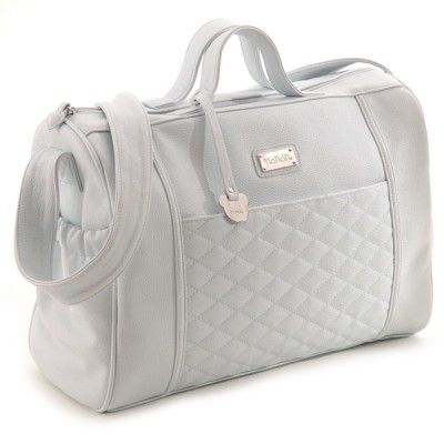 Borsa da Passeggio Nanan Azzurra Trapuntata /
