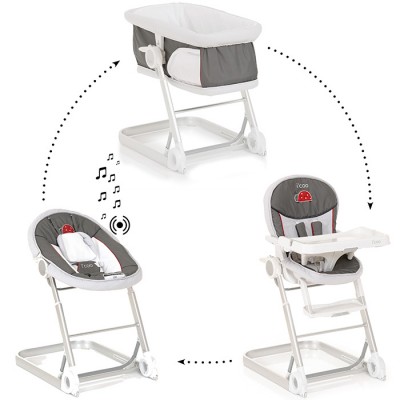 Icoo Grow With Me 123 Pack Con Cuna Hamaca Y Trona Multicolor I'Coo Grow With Me 1 2 3 Bug - (Culla, Sdraietta, Seggiolone, e Telaio)