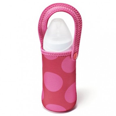 Portabiberon in Neoprene Quaranta Settimane Pois Fucsia