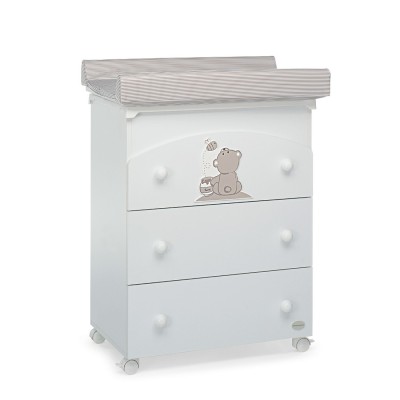 Cassettiera Fasciatoio Foppapedretti Golosone Bianco