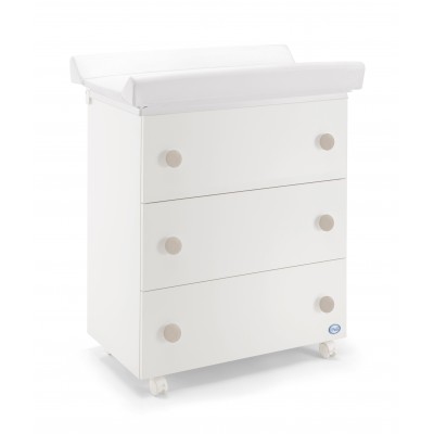 Cómoda Cambiador Pali Win Blanco Taupe