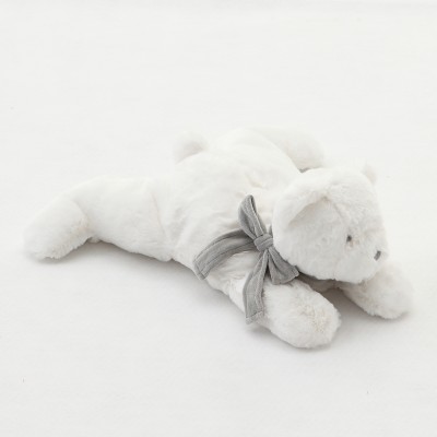 Peluche Nanan Batuffolo Sciarpa Grigio 40 cm