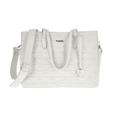 Borsa Nanan con Manici Mamma Pastello Bianco