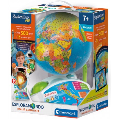 Mappamondo Clementoni Sapientino Più Esploramondo Realtà Aumentata