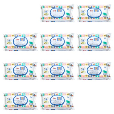 Kit Salviettine Detergenti Trudi al Nettare dei Fiori 10 confezioni da 72 pz