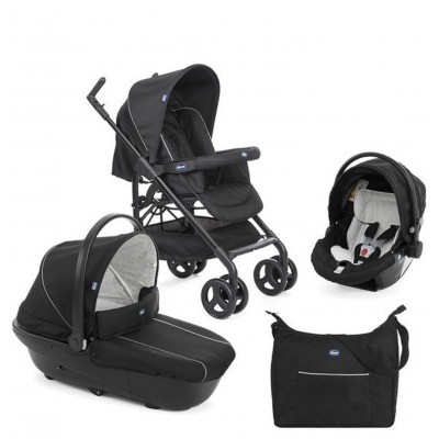 Chicco Trio Sprint Poussette Black Night Noir