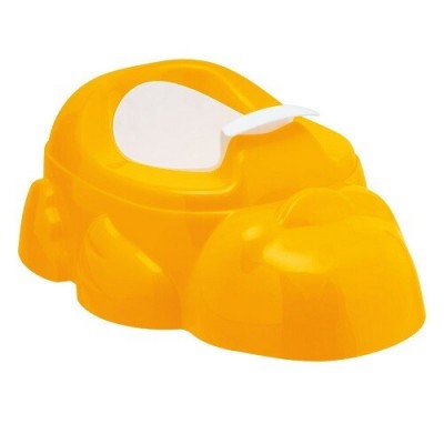 Vasino Anatomico con Contenitore Chicco Igiene Sicura Paperotto Giallo