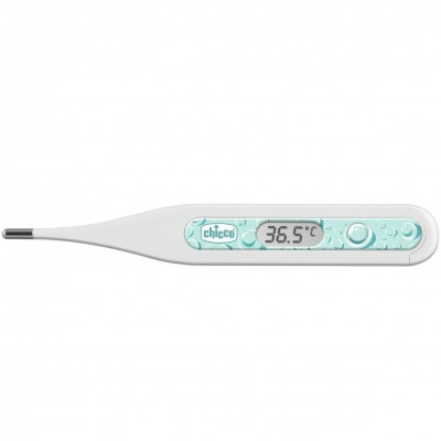 Termometro Chicco Digitale Pediatrico Digi Baby Verde Acqua Bolle