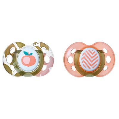 Tommee Tippee Set 2 Succhietti 18-36M FS Moda in Silicone