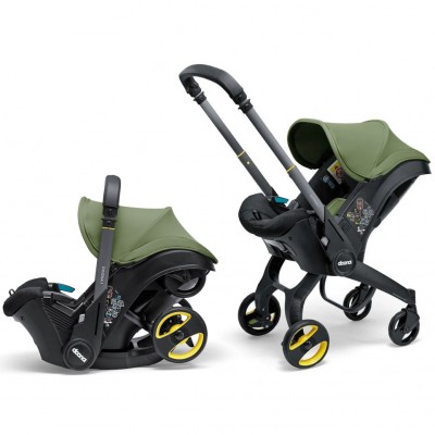 Seggiolino Auto Passeggino Doona I 2 In 1 i-Size Gruppo 0+ Desert Green