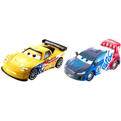 Macchinine Disney Cars 3 Raoul E Jeff Gorvette 2 Pz