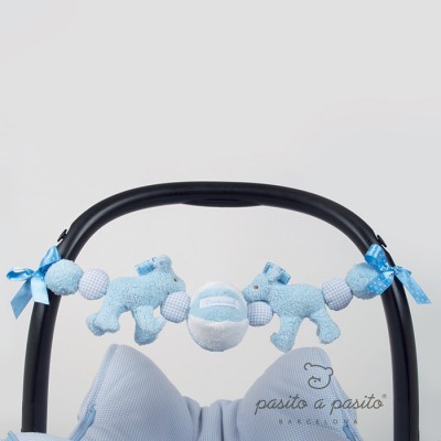 Sonaglio per Passeggino Cavallo Celeste Nuvola Pasito a Pasito /