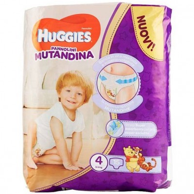 Pannolini Huggies Ultra Comfort Mutandina 9-14 Kg Misura 4 (15 pz)