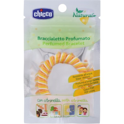 Braccialetto Profumato Chicco Antizanzare Bianco/Giallo Braccialetto Profumato Chicco Antizanzare Bianco/Giallo