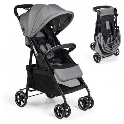 Innovaciones MS Passeggino Leggero e Compatto Omologato 22 Kg STREET GRIGIO