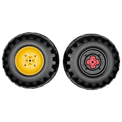 Kit Ruote Posteriori Peg Perego per Trattore e Ruspa John Deere