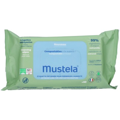 Mustela Toallitas Limpiadoras Perfumadas 60uds