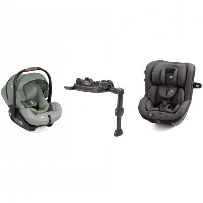 Seggiolino Auto Joie I-Level i-Size Laurel + Seggiolino Auto Joie I-Quest i-Size Noir + Base Isofix