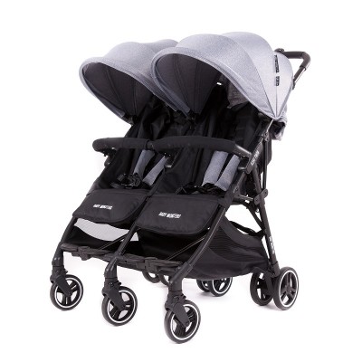 Passeggino Gemellare Baby Monsters Kuki Twin Heather Grey