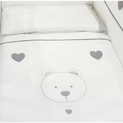Set Lenzuola Lettino Pali 3pz Moon