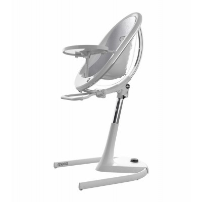 Seggiolone Mima Moon White/Silver