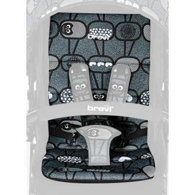 Materassino per Passeggino Brevi Mini Large Gufi