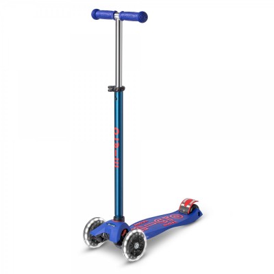 Monopattino Micro Maxi Deluxe Led Blu