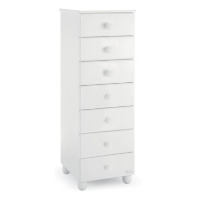 Cassettiera Azzurra Design Settimino Noa Bianco