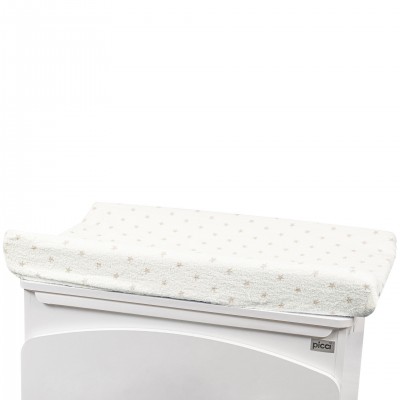 Funda cambiador de espuma Picci White Stars Cream Coprifasciatoio in Spugna Picci Bianco Stelle Panna