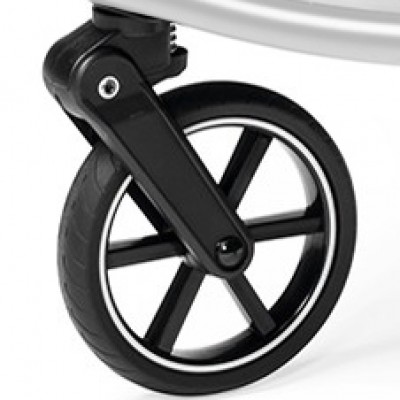 Ruota Anteriore Destra Peg Perego per Veloce Nero
