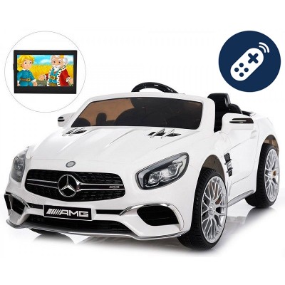 Auto Elettrica Lamas Toys Mercedes SL65 Bianco con Telecomando e Display Digitale